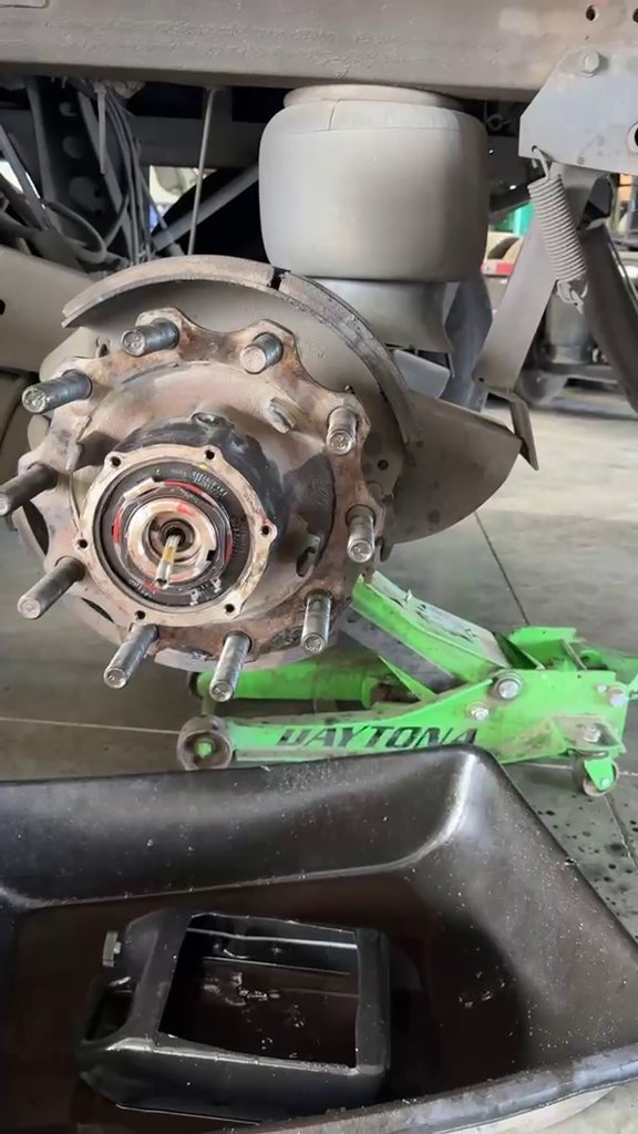 Hub and brake work at INDUS